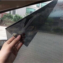 (As show, One size) Car Window Stickers for Side and Rear Window, 2pcs/Lot 63x42cm UV Car Sticker Sun Visor Electrostatic Stickers