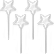 (As show, One size) 4 Pieces Large Self Watering Globes, Watering Ball, Drip Irrigation Bulbs, Vacation Plant Waterer for PlantsThe five-pointed star