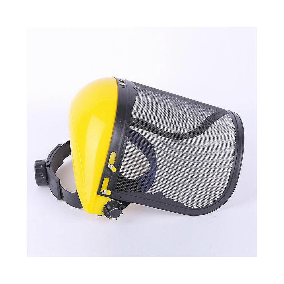 (As Show, One Size) Steel Mesh Visor & Adjustable Earmuffs, Face, Forehead And Ear Protection 4704245267735