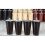 4pcs Cone Shape Eucalyptus Solid Wood Furniture Sofa Legs Black 4*6*10cm 3