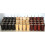 4pcs Cone Shape Eucalyptus Solid Wood Furniture Sofa Legs Black 4*6*10cm 7