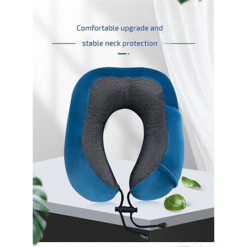 Memory Foam U-Shaped Travel Pillow Neck Support Head Rest Car Plane Soft Cushion 1