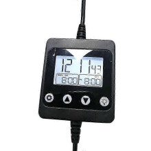 Smart LED Aquarium Light Controller with LCD Display - Dimmable & Programmable for Fish Tanks