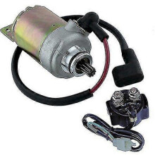 Starter Compatible with Polaris ATV Sawtooth 200 Quad 2006-2007 0453024 compatible Phoenix 200 2005-2023 Sawtooth 200 2006 2007+