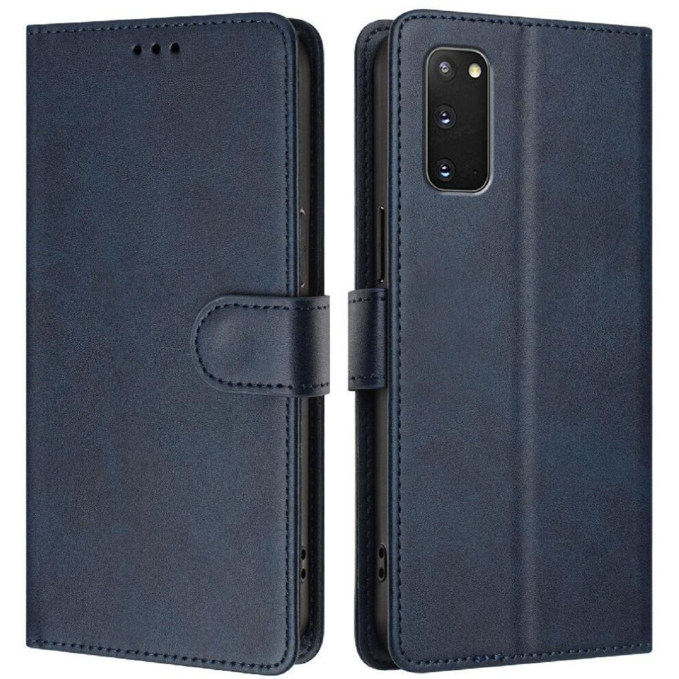 Photos - Case  Classic style Flip  for Samsung Galaxy S20 FE 5G Wallet  RFID Blocking Card Holder Magnetic Closure Shockproo(Blue)