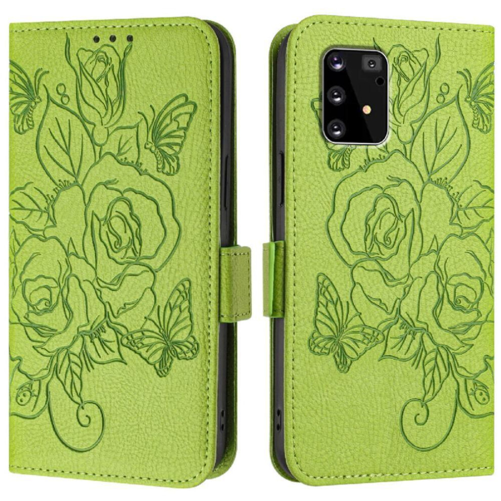 (Green) Case For Samsung Galaxy S10 Lite With Credit Card Slot Magnetic Wallet Pu Leather Green 764563638895