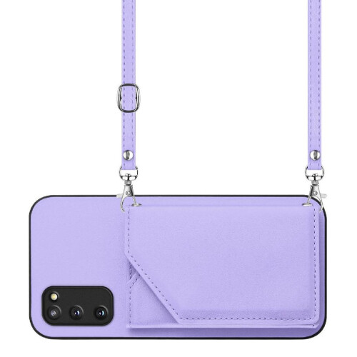 (Light Violet) Compatible Case for Samsung Galaxy S20 Fe Accurate Incision Unique High Quality Kickstand Function 2