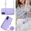 (Light Violet) Compatible Case for Samsung Galaxy S20 Fe Accurate Incision Unique High Quality Kickstand Function 4