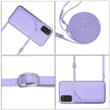 (Light Violet) Compatible Case for Samsung Galaxy S20 Fe Accurate Incision Unique High Quality Kickstand Function