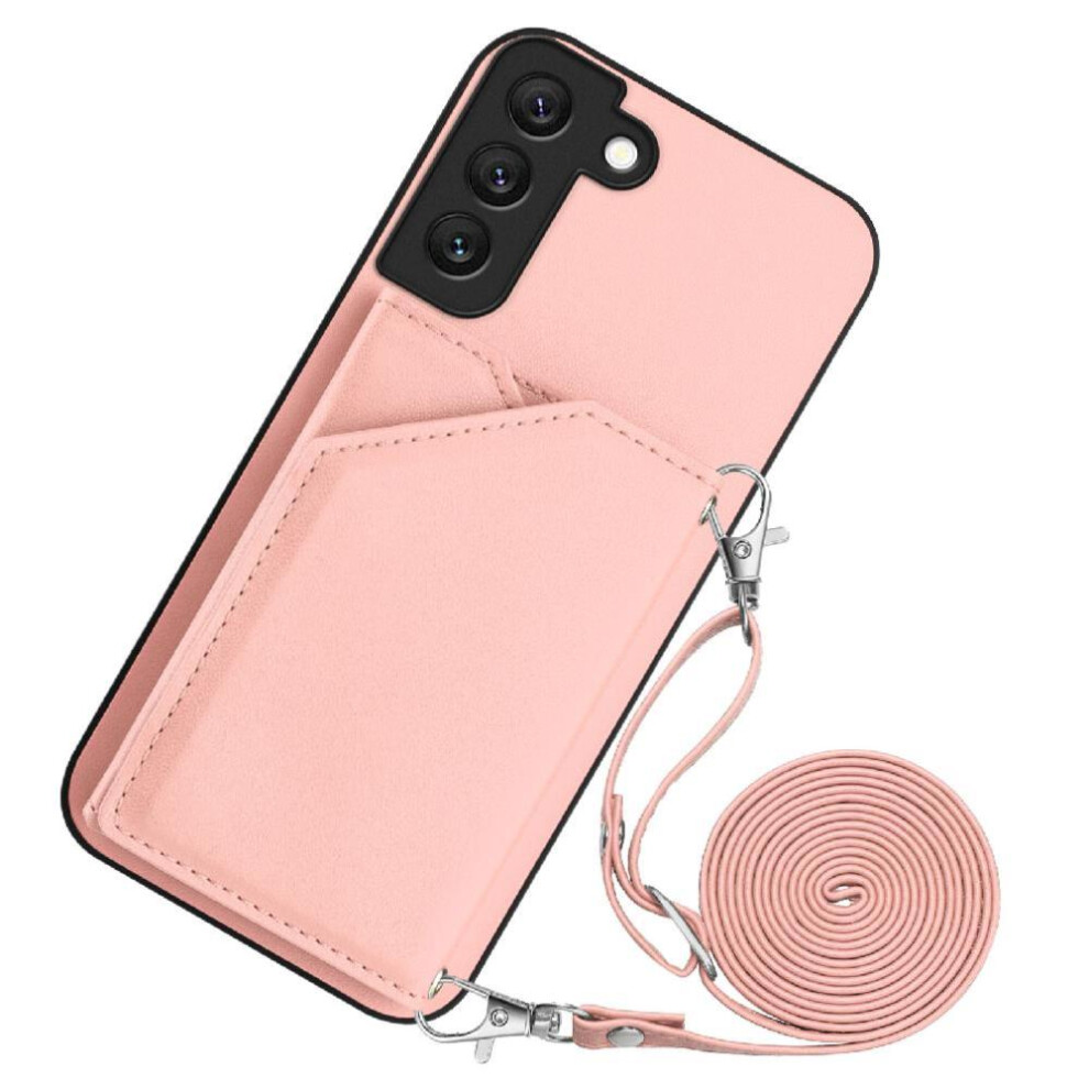 Photos - Case  Compatible  for Samsung Galaxy S22 Accurate Incision Unique Kickstand Function High Quality(Pink)