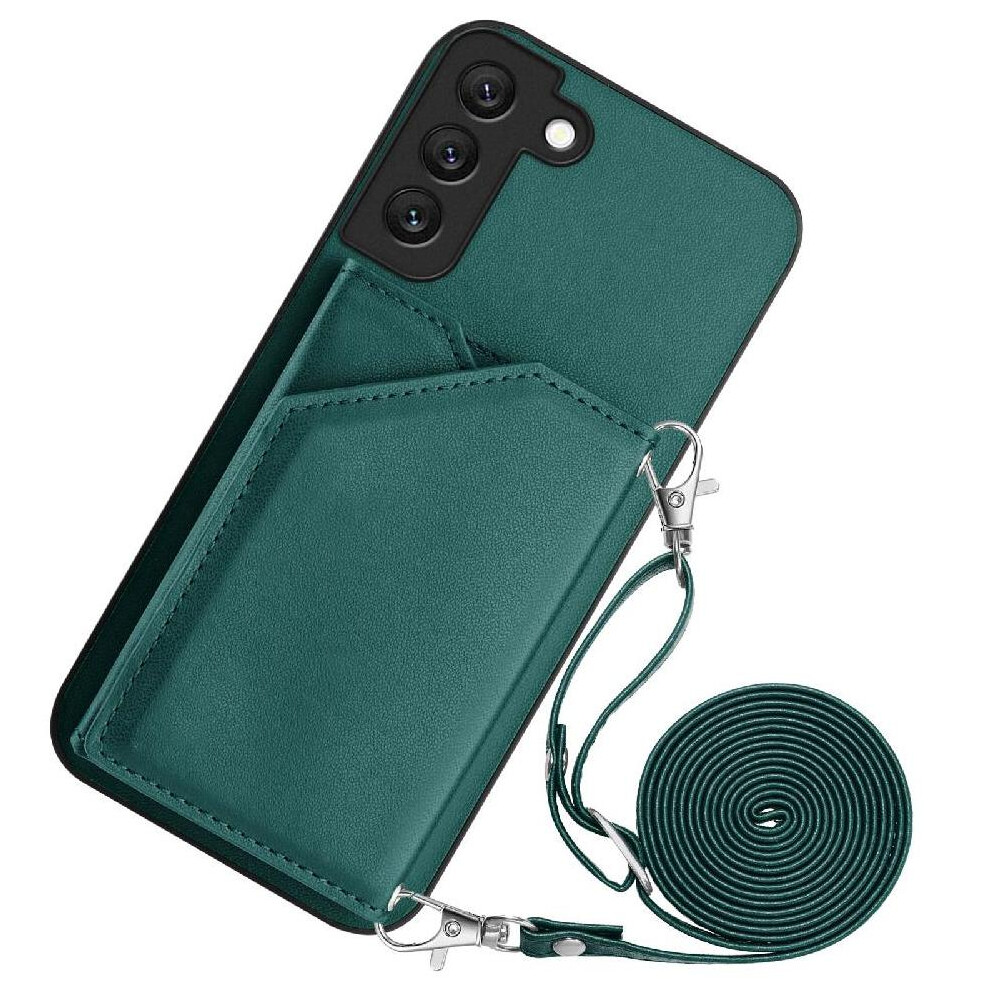 Photos - Case  Compatible  for Samsung Galaxy S22 Pro Accurate Incision Kickstand Function High Quality Unique(Green)