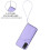(Light Violet) Compatible Case for Samsung Galaxy S20 Fe Accurate Incision Kickstand Function Unique High Quality 3
