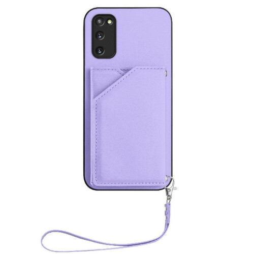 (Light Violet) Compatible Case for Samsung Galaxy S20 Fe Accurate Incision Kickstand Function Unique High Quality