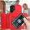 (Red) Compatible Case for Samsung Galaxy S23 Ultra High Quality Kickstand Function Unique Accurate Incision 5