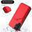 (Red) Compatible Case for Samsung Galaxy S23 Ultra High Quality Kickstand Function Unique Accurate Incision 6