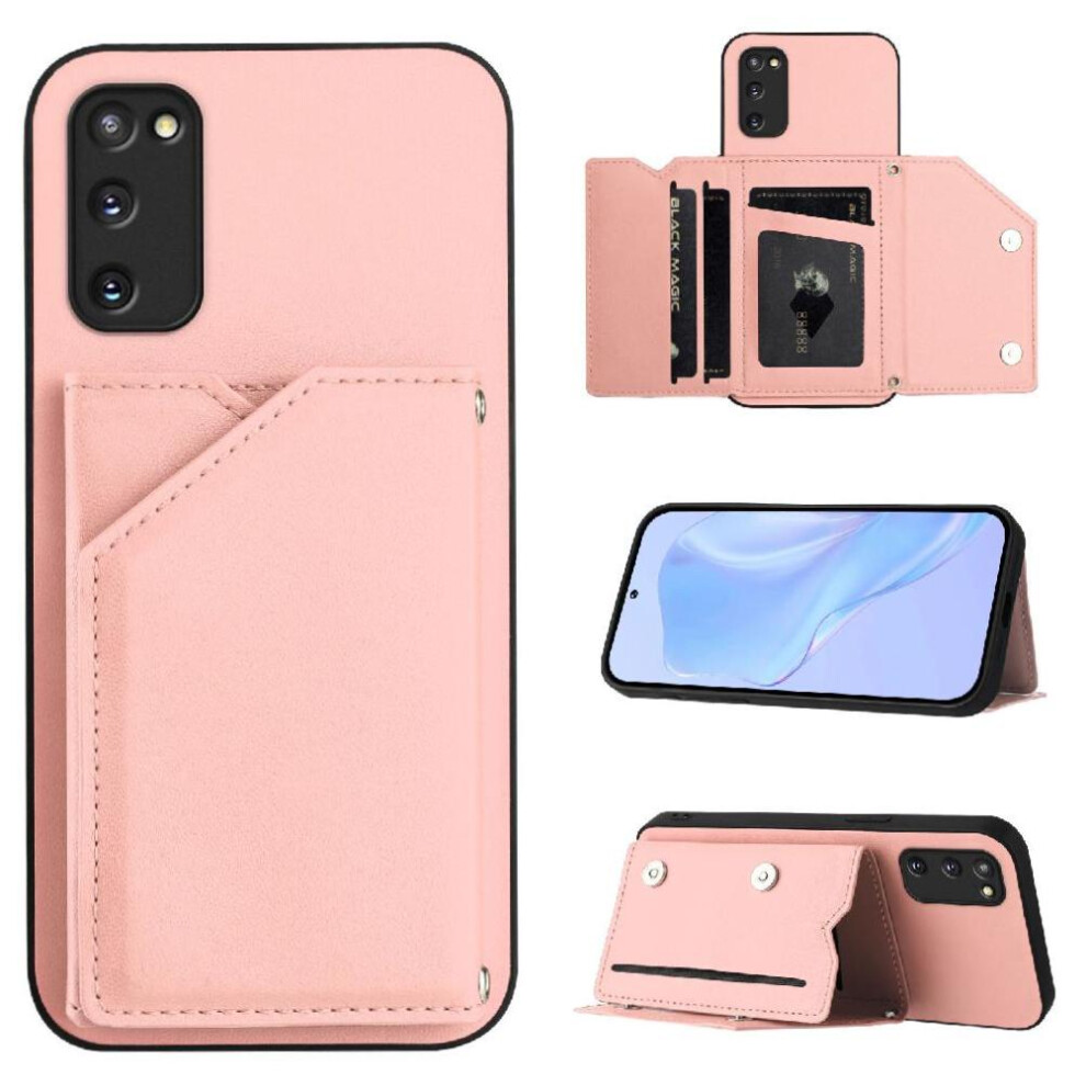 (Pink) Compatible Case For Samsung Galaxy S20 Fe Accurate Incision Kickstand Function High Quality Unique Pink 764563642311