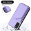 (Light Violet) Compatible Case for Samsung Galaxy S20 Fe Accurate Incision Kickstand Function High Quality Unique 6