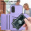 (Light Violet) Compatible Case for Samsung Galaxy S20 Fe Accurate Incision Kickstand Function High Quality Unique 5