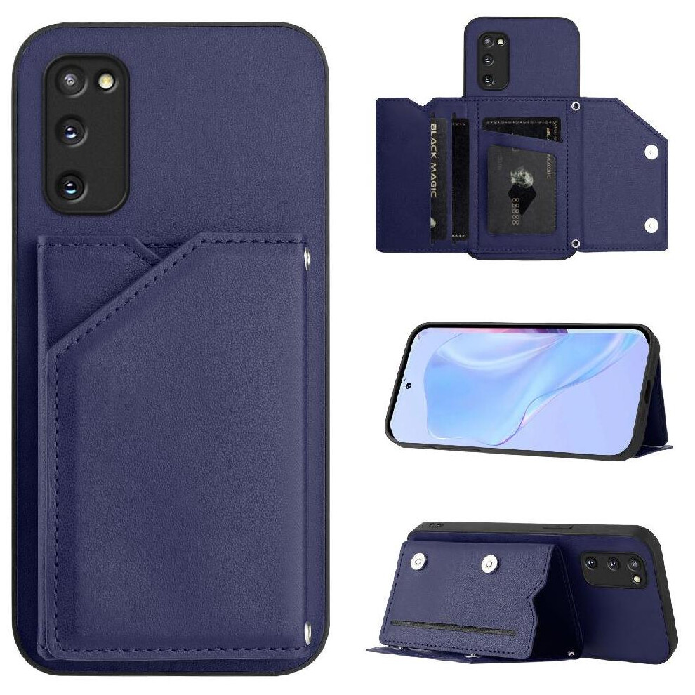 (Blue) Compatible Case For Samsung Galaxy S20 Fe Accurate Incision Kickstand Function High Quality Unique Blue 764563642281