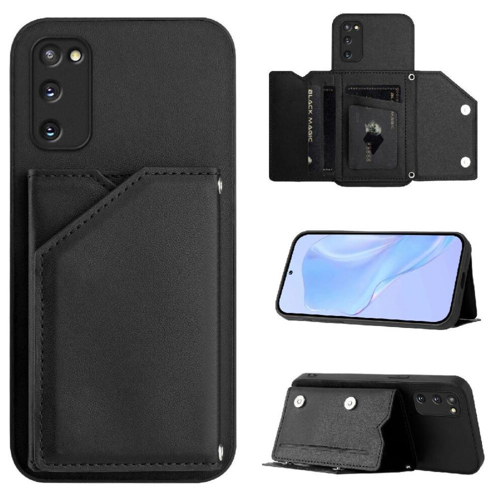 (Black) Compatible Case For Samsung Galaxy S20 Fe Accurate Incision Kickstand Function High Quality Unique Black 764563642274