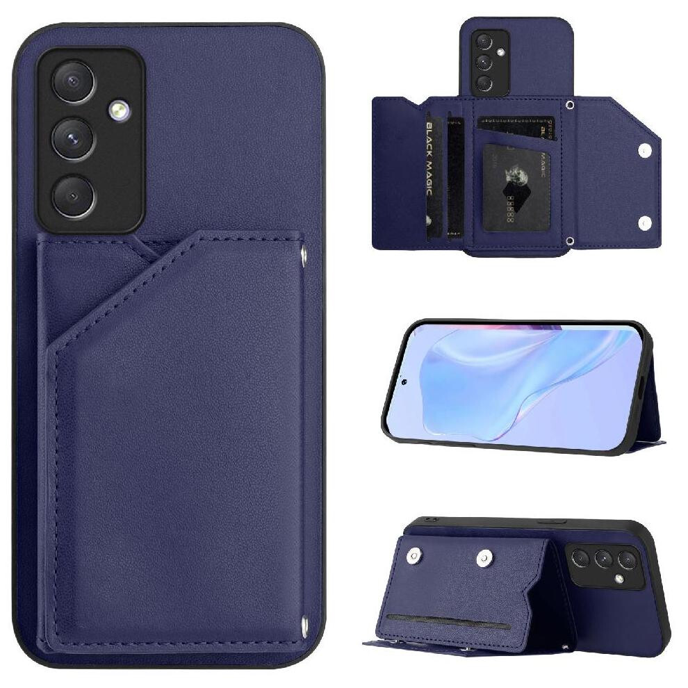 Photos - Case  Compatible  for Samsung Galaxy A54 5g Kickstand Function Unique High Quality Accurate Incision(Blue)