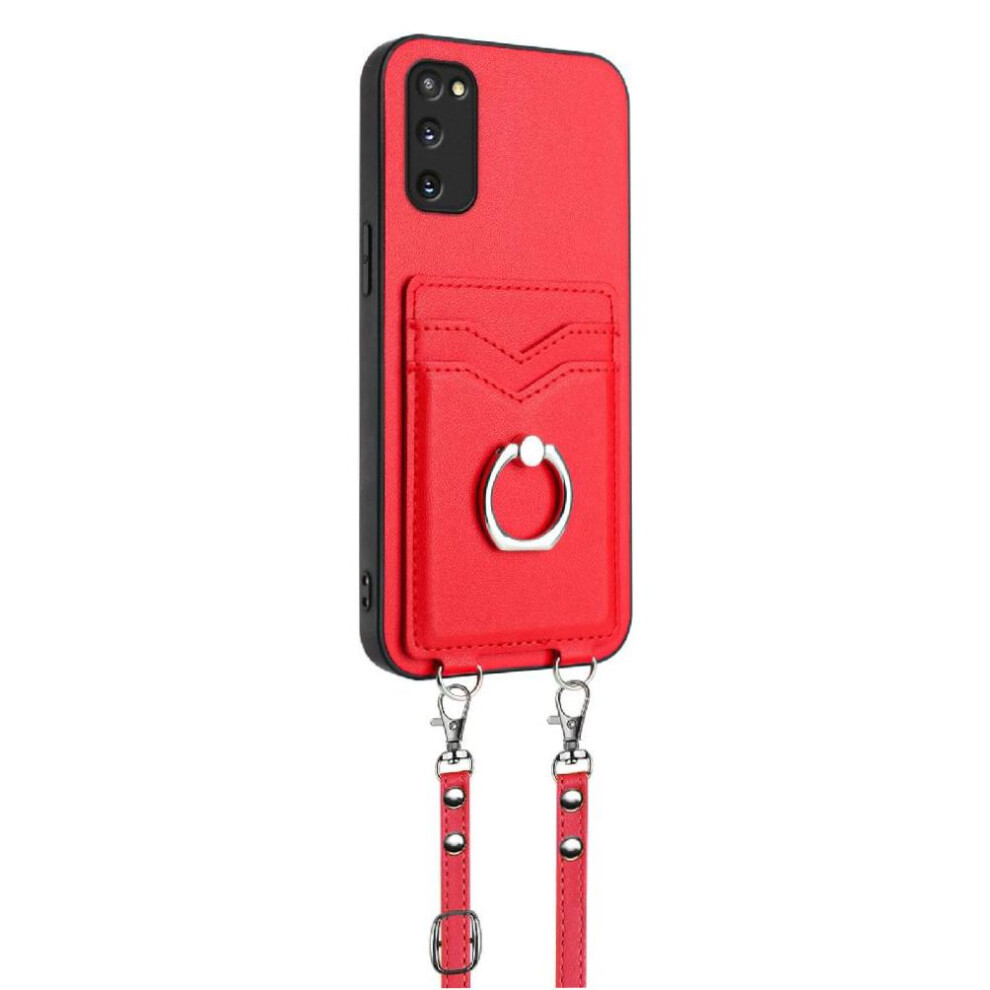 (Red) Compatible Case For Samsung Galaxy S20 Fe Accurate Incision Unique Kickstand Function High Quality Red 764563643486