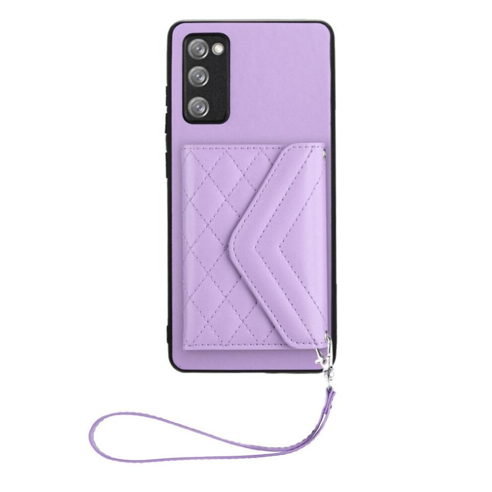 (Purple) Case Compatible With Samsung Galaxy S20 Fe Accurate Incision Kickstand Function Unique High Quality Purple 764563646173