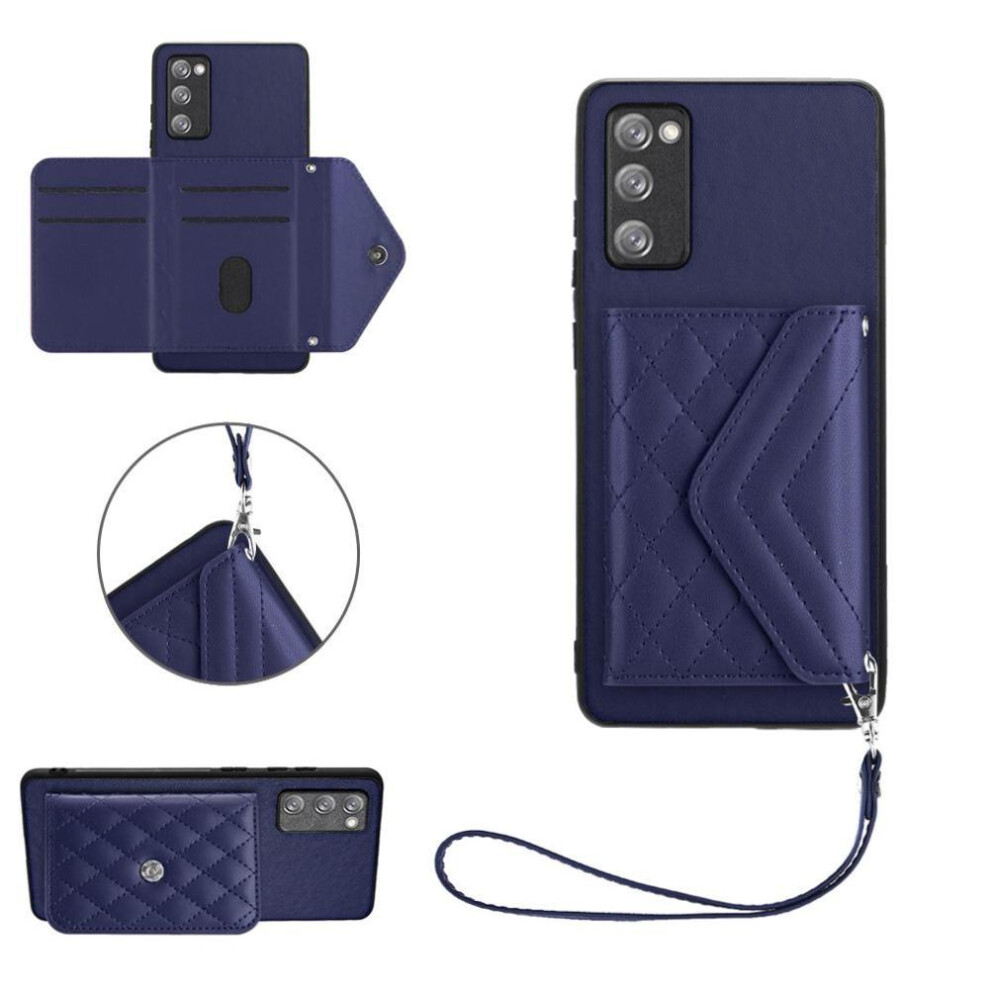 (Blue) Case Compatible With Samsung Galaxy S20 Fe Accurate Incision Kickstand Function Unique High Quality Blue 764563646197