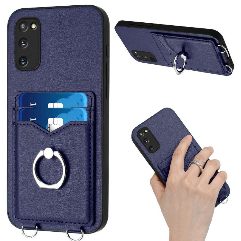 (Blue) Compatible With Samsung Galaxy S20 Fe Case Kickstand Function Unique High Quality Accurate Incision Blue 764563646975