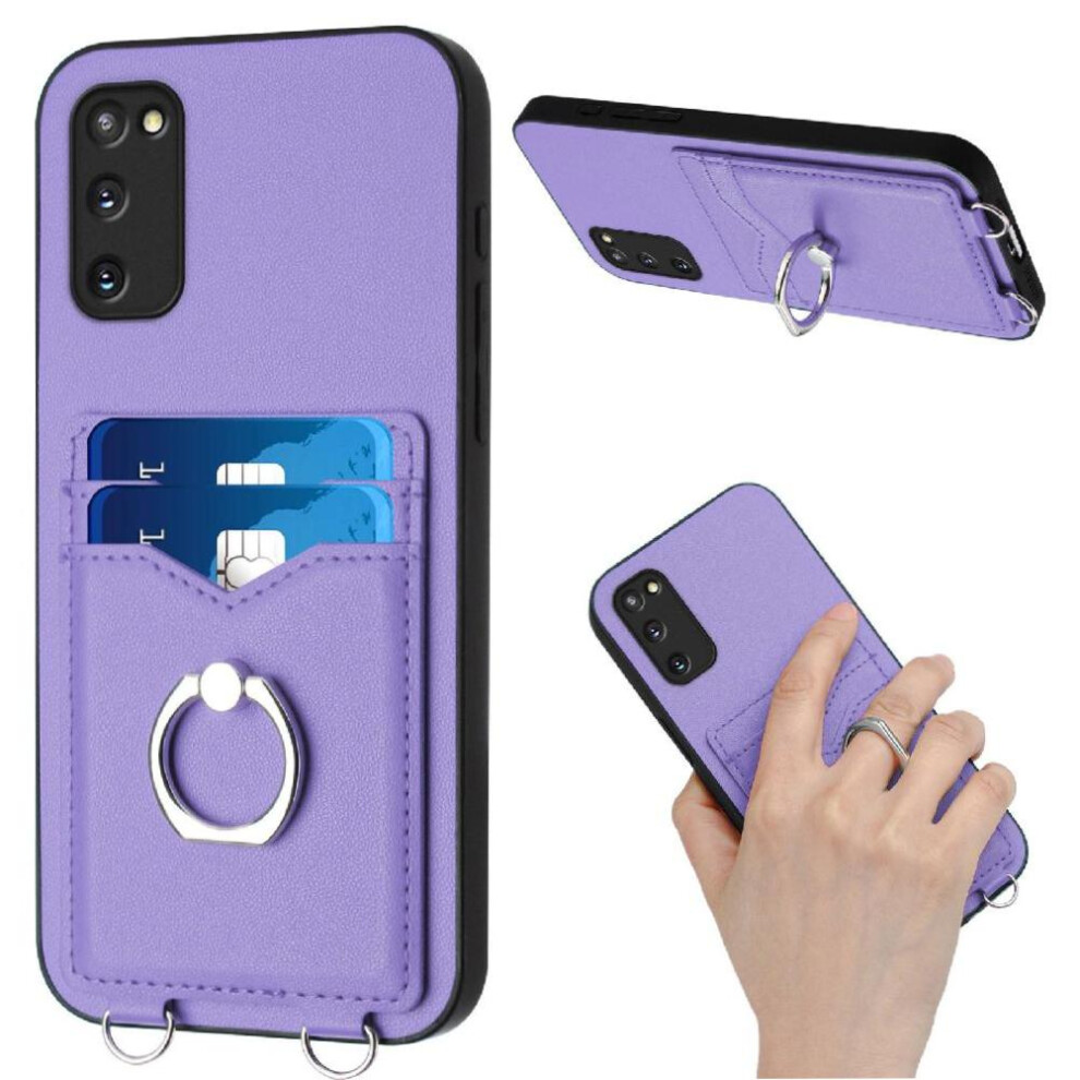 (Purple) Compatible With Samsung Galaxy S20 Fe Case Kickstand Function Unique High Quality Accurate Incision Purple 764563646951