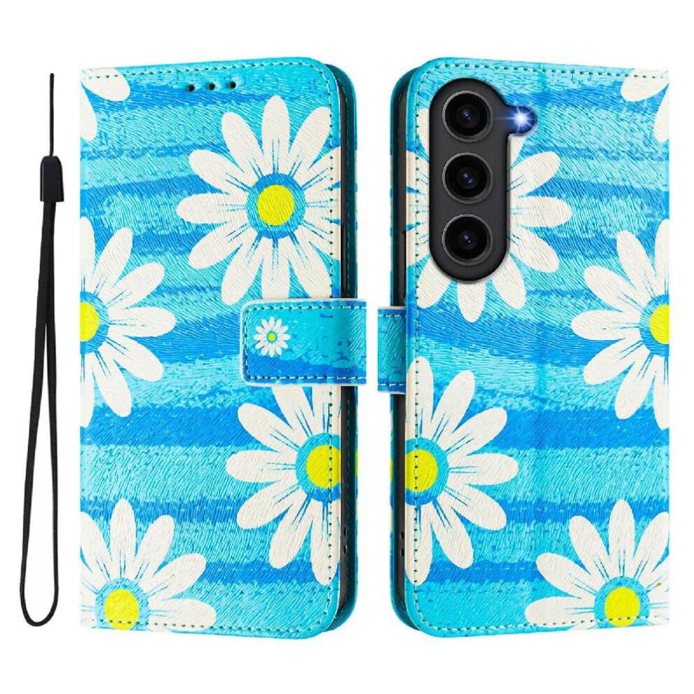 (C3 ) Case For Samsung Galaxy S23 Plus Flip Leather Wallet Wrist Strap Pattern Magnetic Closure 764563647415