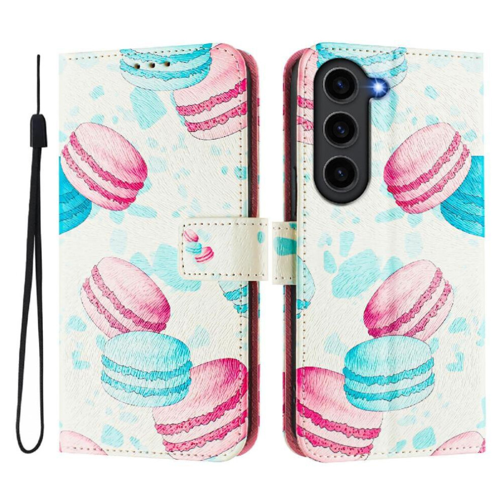 (C5 ) Case For Samsung Galaxy S23 Plus Flip Leather Wallet Wrist Strap Pattern Magnetic Closure 764563647439