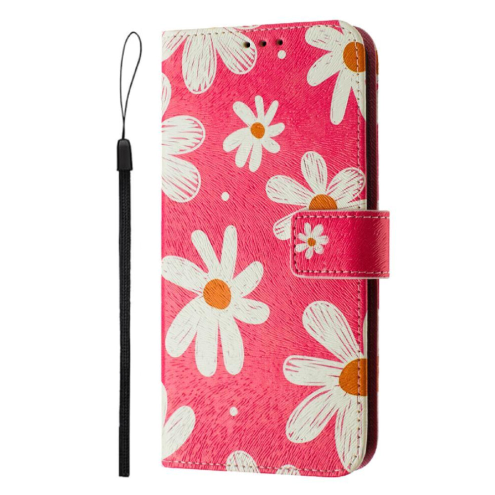 (Ohter) Case For Samsung Galaxy S23 Fe Pattern Magnetic Closure Wrist Strap Flip Leather Wallet 764563647484