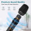 Wireless Two Microphone System with Dual-Channel Receiver, Microphone for Karaoke, Party Singing, DJ 2