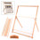 Weaving Loom Frame,Wooden Weaving Machine W/ 3 Adjustable Gears 6