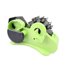 (As show, One size) Semi- Automatic Desk Tape Dispenser Semi Automatic Cutting Tape On Off Manual For Washi Transparent