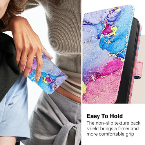 (C2) Case for Samsung Galaxy S20 Plus Flip Leather Wallet Pattern Magnetic Closure Wrist Strap 2
