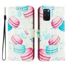 (C5 ) Case for Samsung Galaxy S20 Plus Flip Leather Wallet Pattern Magnetic Closure Wrist Strap