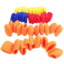(As show, One size) 50 Pack Handheld Stage Microphone Windscreen Foam Cover For Karaoke Dj Stage Performance