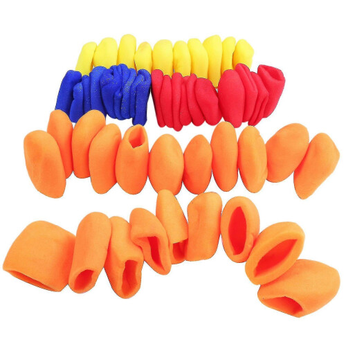 (As show, One size) 50 Pack Handheld Stage Microphone Windscreen Foam Cover For Karaoke Dj Stage Performance