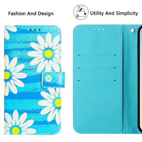 (c3 ) Case for Samsung Galaxy S20 Fe Pattern Magnetic Closure Wrist Strap Flip Leather Wallet 2