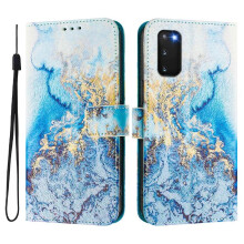 (C1 ) Case for Samsung Galaxy S20 Fe Pattern Magnetic Closure Wrist Strap Flip Leather Wallet