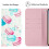 (C5 ) Case for Samsung Galaxy S20 Fe Pattern Magnetic Closure Wrist Strap Flip Leather Wallet 3