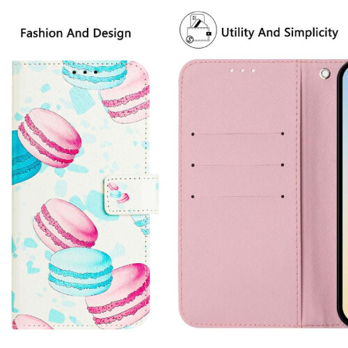 (C5 ) Case for Samsung Galaxy S20 Fe Pattern Magnetic Closure Wrist Strap Flip Leather Wallet 2