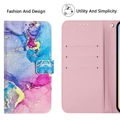 (C2) Case for Samsung Galaxy S20 Fe Pattern Magnetic Closure Wrist Strap Flip Leather Wallet 1
