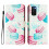 (C5 ) Case for Samsung Galaxy S20 Flip Leather Wallet Wrist Strap Pattern Magnetic Closure 3