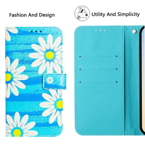 (c3 ) Case for Samsung Galaxy S20 Flip Leather Wallet Wrist Strap Pattern Magnetic Closure 2