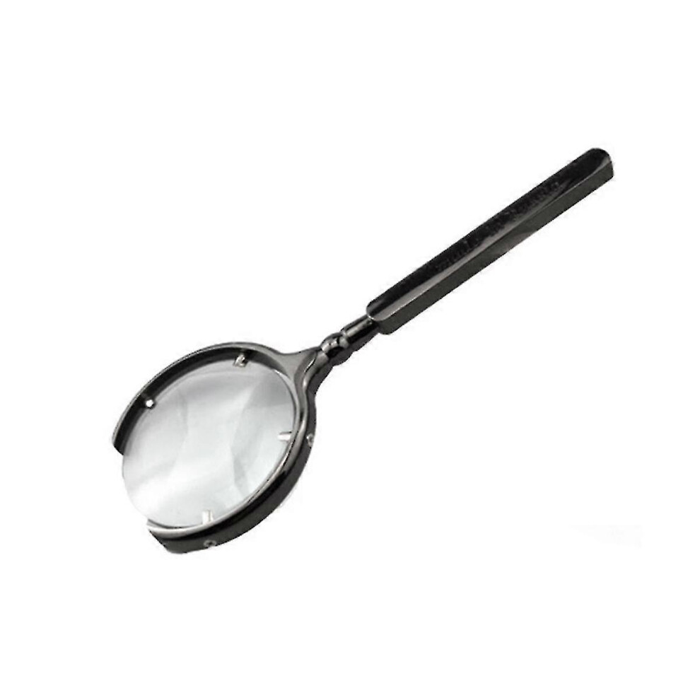 Furtalk (As Show, One Size) 10X Vintage Reading Magnifier Hand- Magnifying Glass With Optical Glass Magnifying Glass Lens Magni