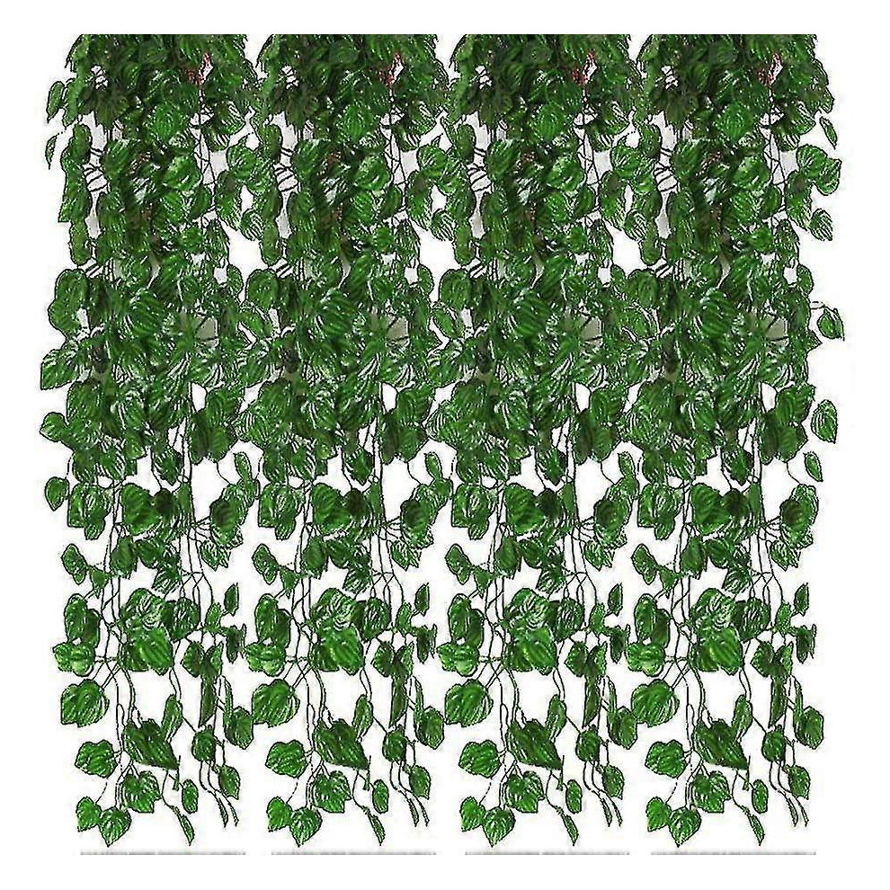 (As show, One size) 12pcs Artificial Ivy Garland Leaf Vines Plants Greenery Hanging Plants For Wedding Backdrop Arch Wa-image-OPC-PHP5G9H-NEW