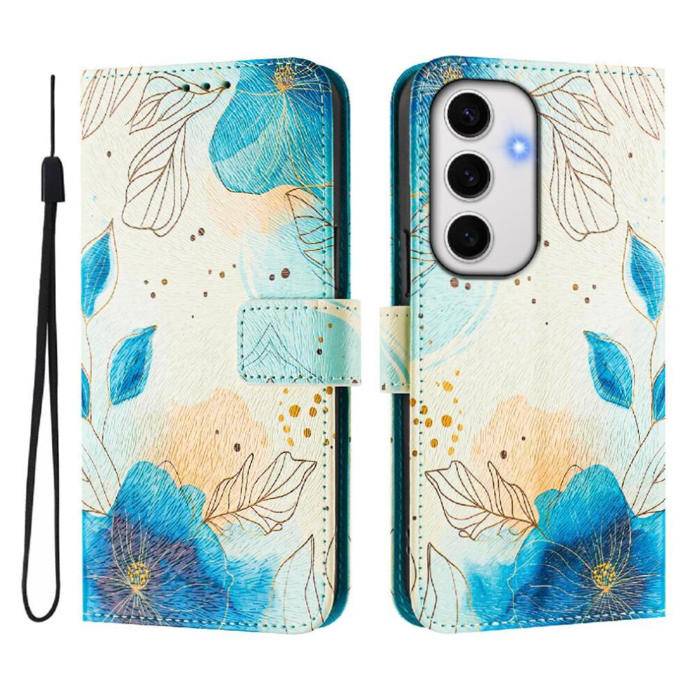 (C6) Case For Samsung Galaxy S24 5G Pattern Flip Cover Wallet With Credit Slot Pu Leather 764563648467